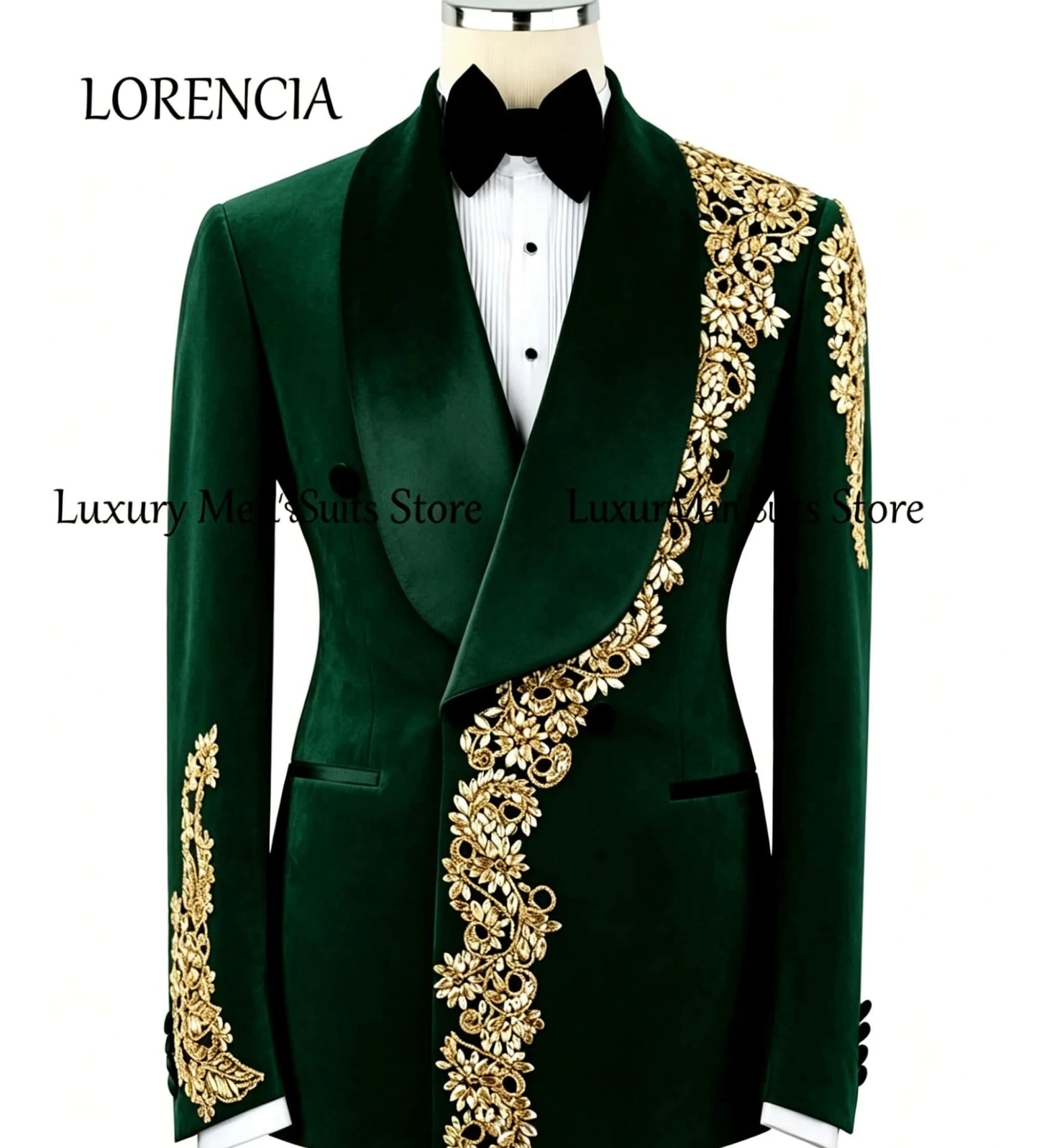 Exquisite Crystal Men's Suits 2 Pieces Rhinestone Groom Tuxedos Set Evening Party Outfits Customized Blazer Pants fatos de homem