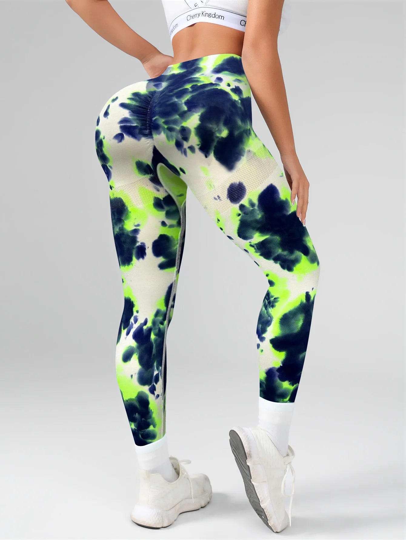 Women High-end Yoga Pants Fitness Leggings High elastic Sports Pants Push UP Tights Running Leggings Breathable Gym Leggings