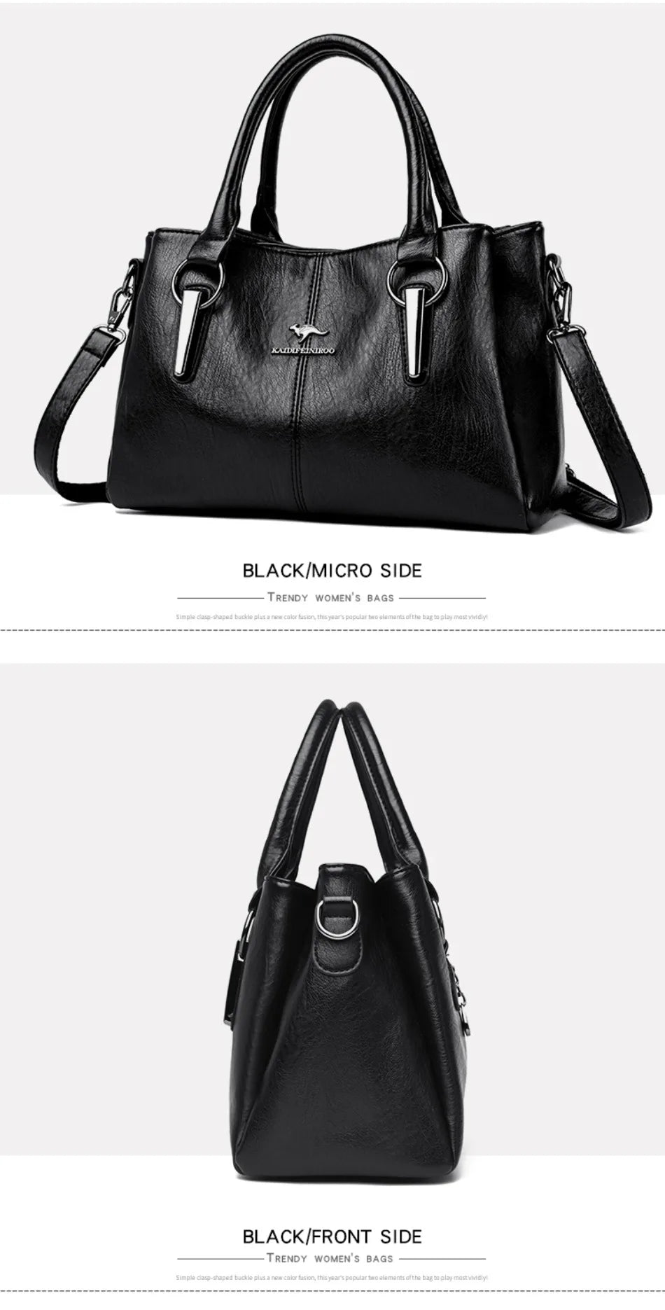 High-quality Soft Leather Luxury Handbags Women Bags Designer High-capacity Ladies Crossbody Hand Bags for Women 2024 Sac A Main