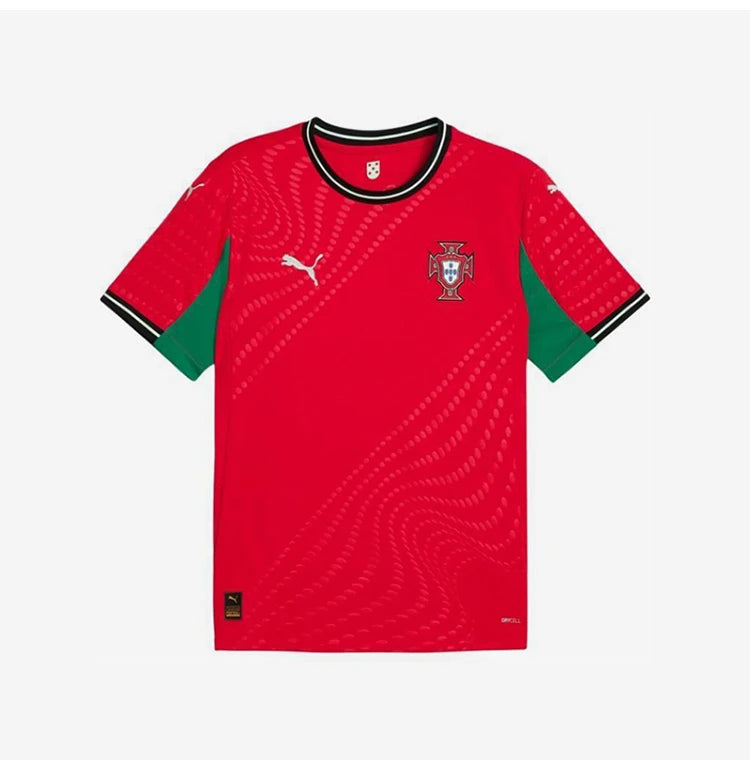 Puma genuine Portugal women's home fan edition men's short sleeved football jersey 780768-02
