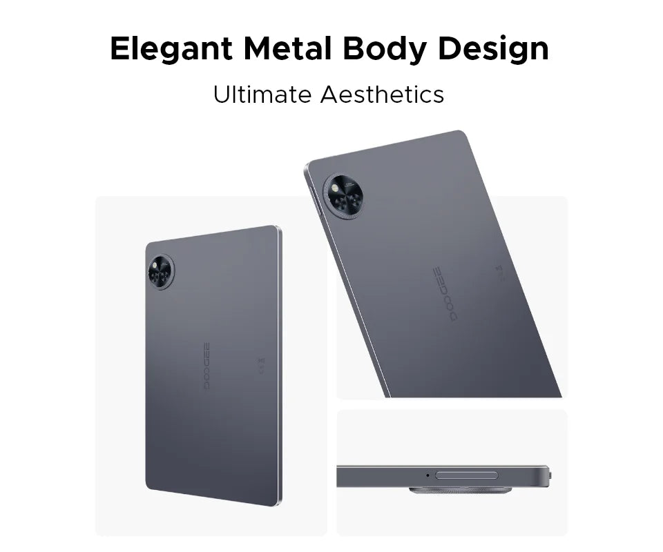 DOOGEE U11 Android 15 Tablet 11" Ultra-clear 90Hz Display 16GB(4+12) 128GB 8580mAh Battery Unisoc T606 octa-core Dual Speaker