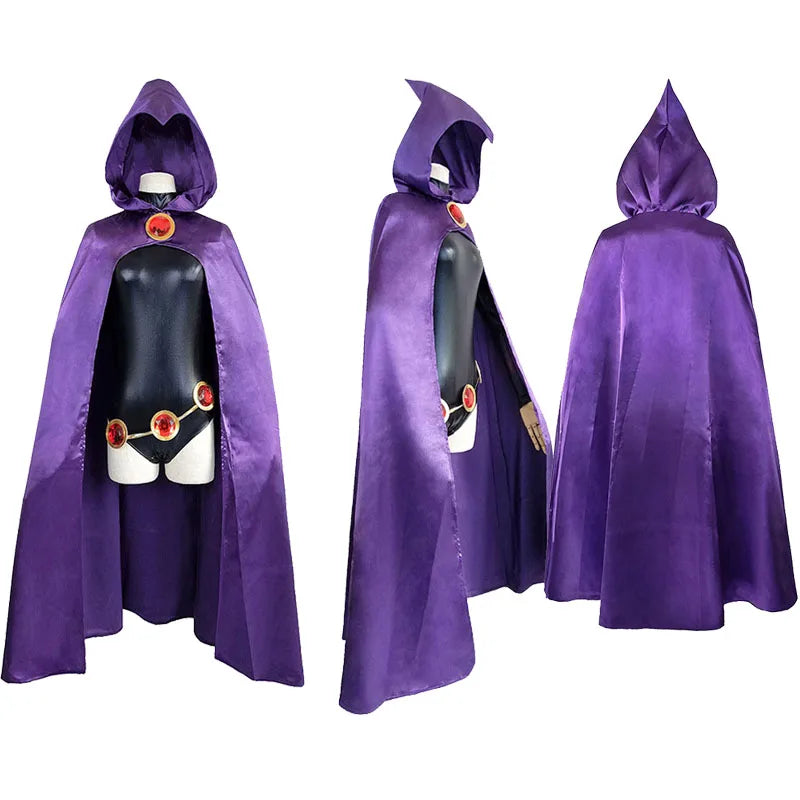 Anime Dark Magic Witch Cosplay costume cosplay Gothic hooded cape and purple cape elegant costumes for comic conventions Halloween fantasy camouflage