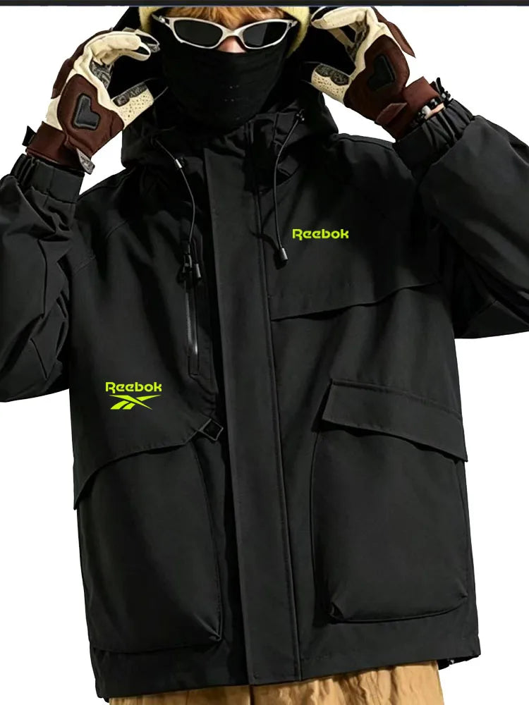 2026 model Reebok off-road motorcycle waterproof jacket - suitable for both men and women. Fashionable and trendy outdoor sports