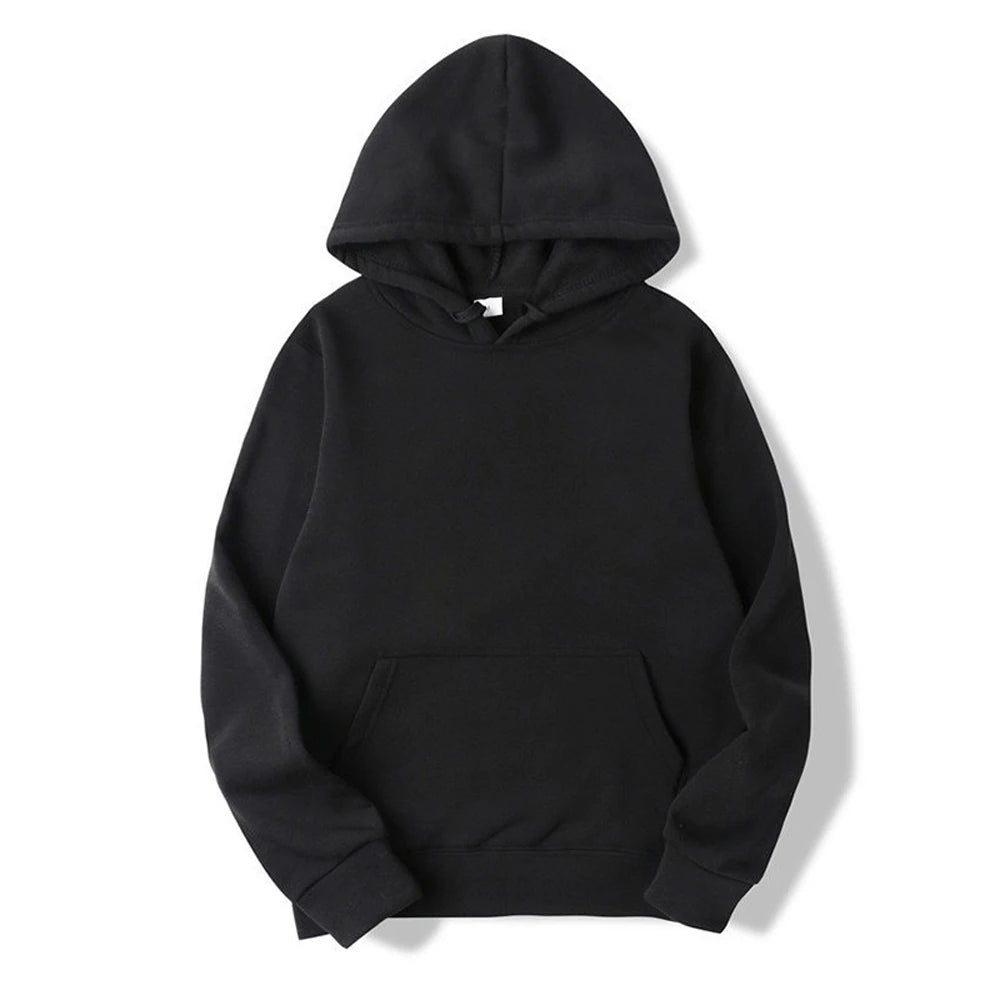 Men Hoodies Women Pullover Spring Autumn Casual Hoodie Sweatshirts Solid Color Hoodies Oversize Black Sweatshirt For Male