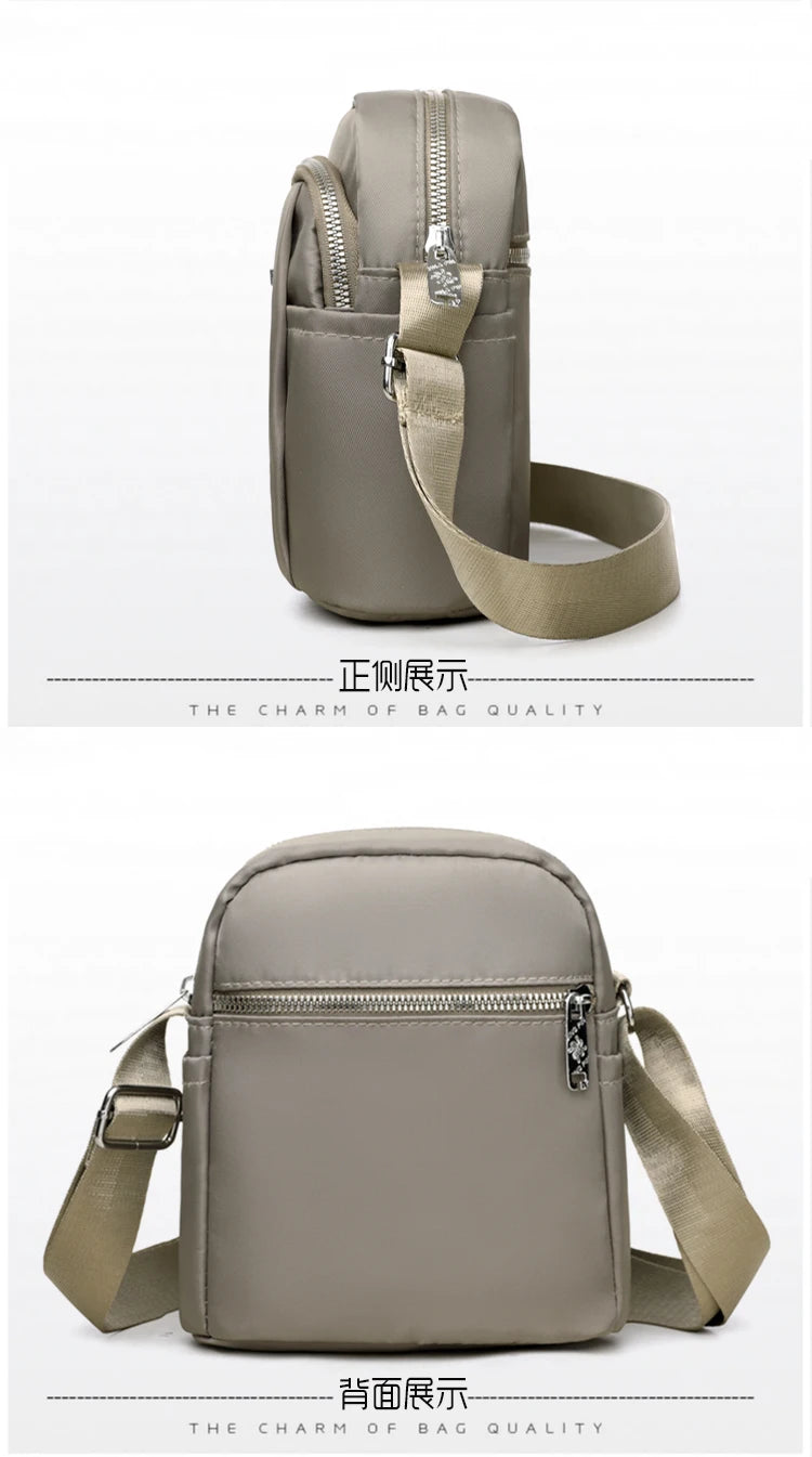 Women's Waterproof Shoulder Bag - Fashion Crossbody with Organizer Pockets for Phone, Keys & Essentials