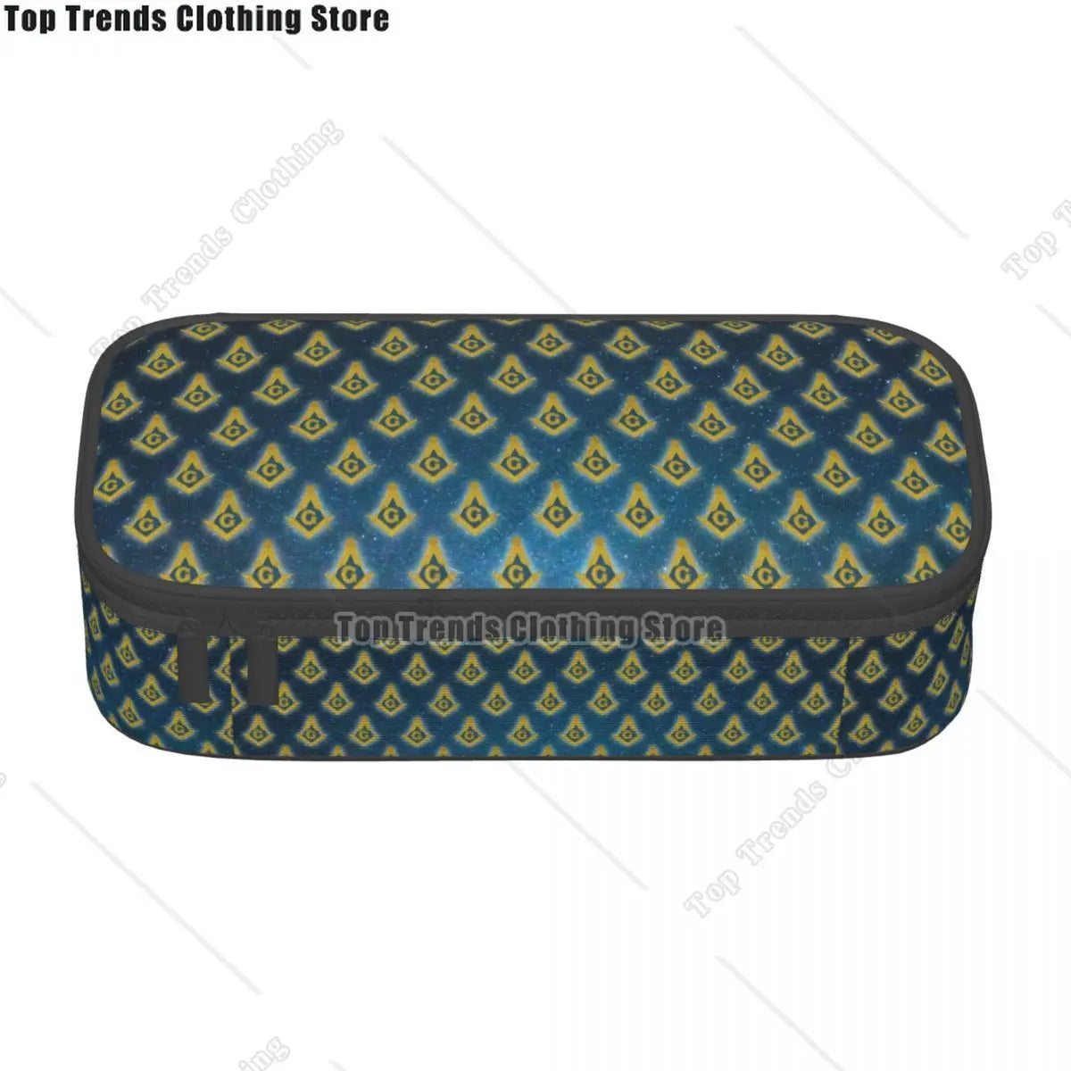 Kawaii Masons Masonic Freemason Pencil Cases for Girl Boy Big Capacity Mason Freemasonry Pencil Pouch Stationery
