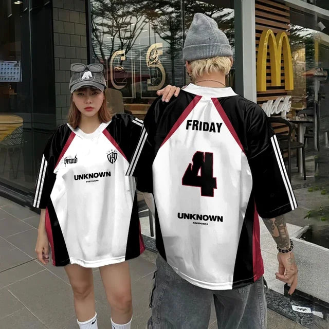 Short sleeve T-shirt Men's fashion new T-shirt short sleeve top summer casual large size loose hip hop round neck clothing