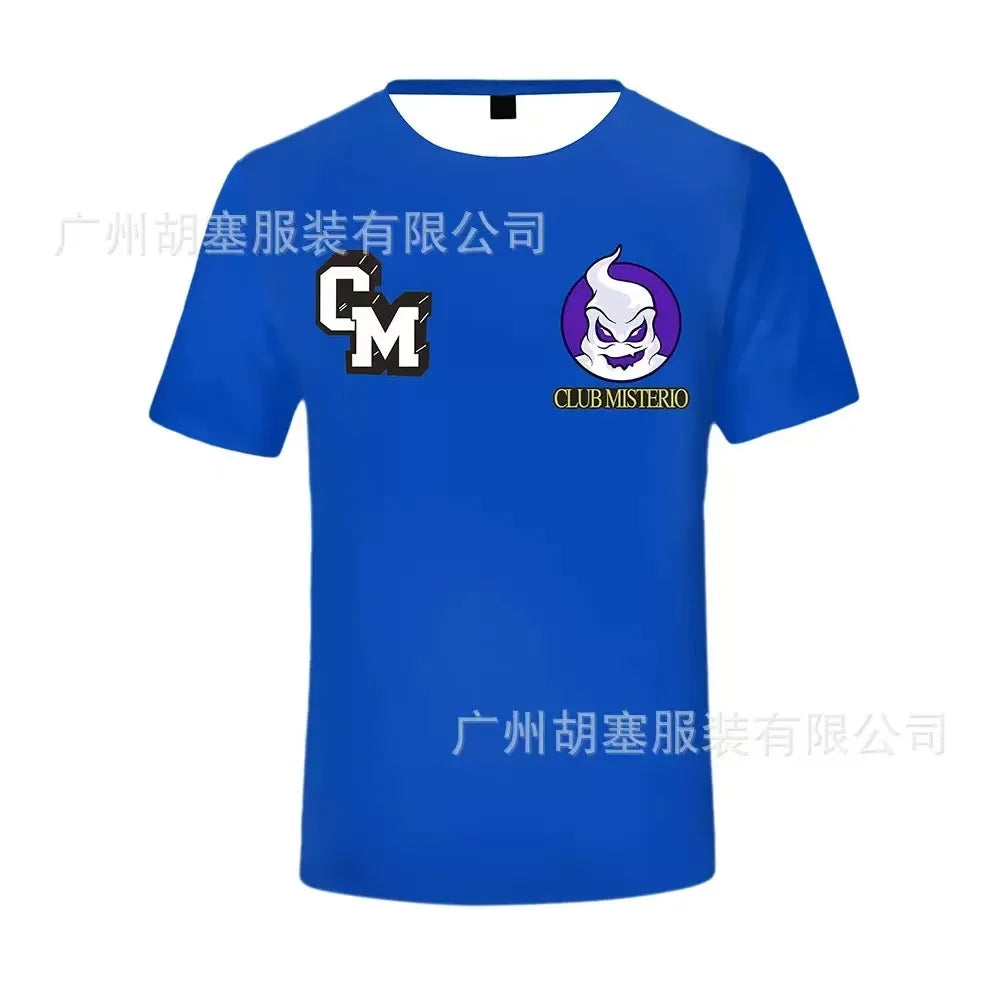 CLUB MISTERIO Baseball Jacket Spanish Podcast Edition autumn winter Men Women Streetwear Halloween hoodies Y2k Sudaderas T-shirt
