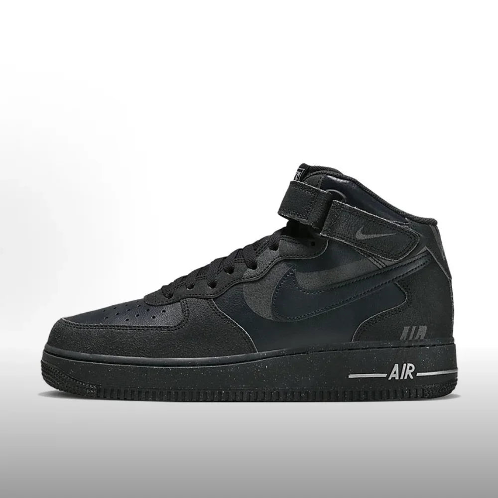 Nike Air Force 1 '07 Mid Unisex Casual Sneakers Iconic Leather Mid-Top Classic Comfort Shoes CW2289-001