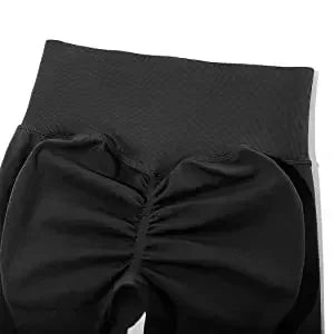 Seamless Knitted Leggings Fitness GYM Pants Women's High Waist Leggings Hips Tight Peach Buttocks High Waist Nude Yoga Pants