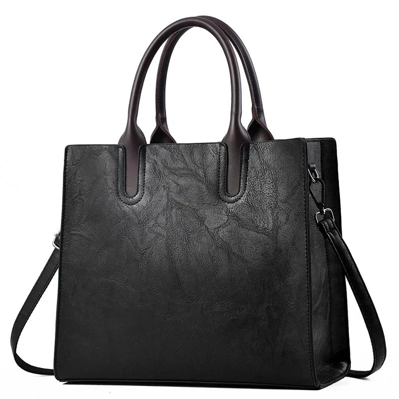 Large Capacity Women's Casual Tote Bag Women Leather Handbags Ladies Square Shoulder Bag Bolsas Femininas Fashion Crossbody Bag