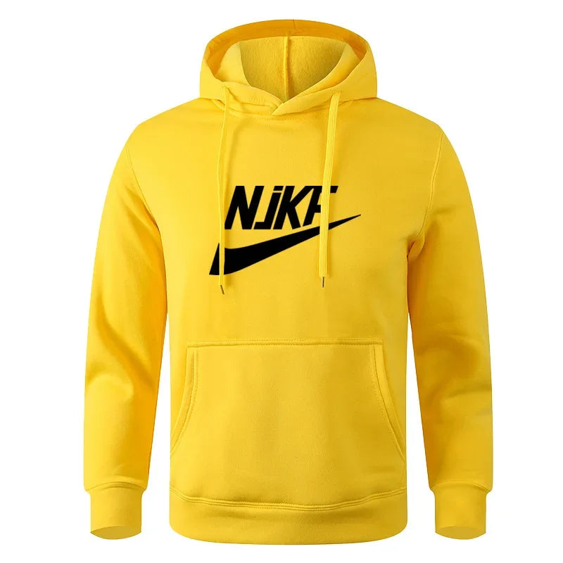 New autumn and winter men's and women's fleece hoodies for foreign trade, casual sports, fashionable men's hoodies