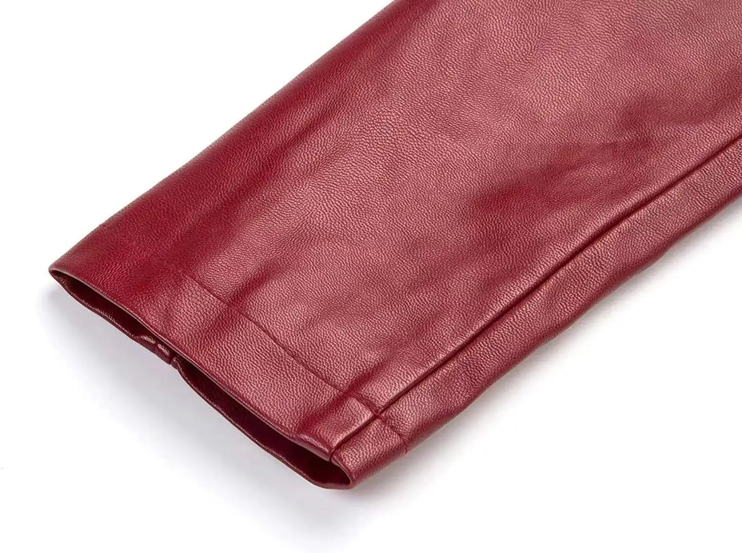 2025 New Autumn and Winter Leather Jacket Short Large Size Slim Fit Leather Jacket Thin Jacket Fashionable and Versatile