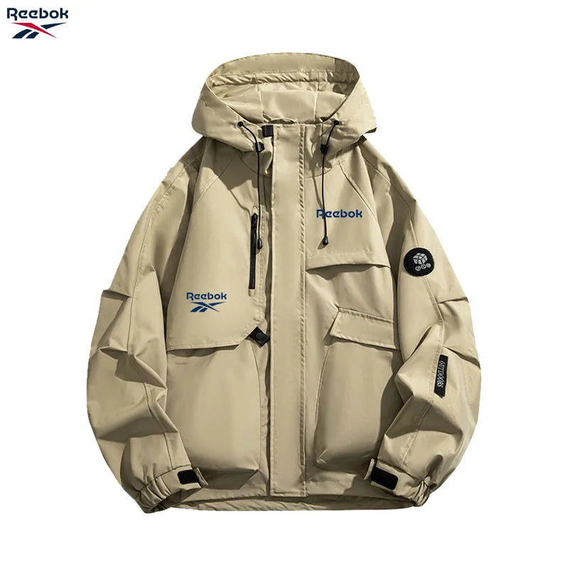 2026 model Reebok off-road motorcycle waterproof jacket - suitable for both men and women. Fashionable and trendy outdoor sports
