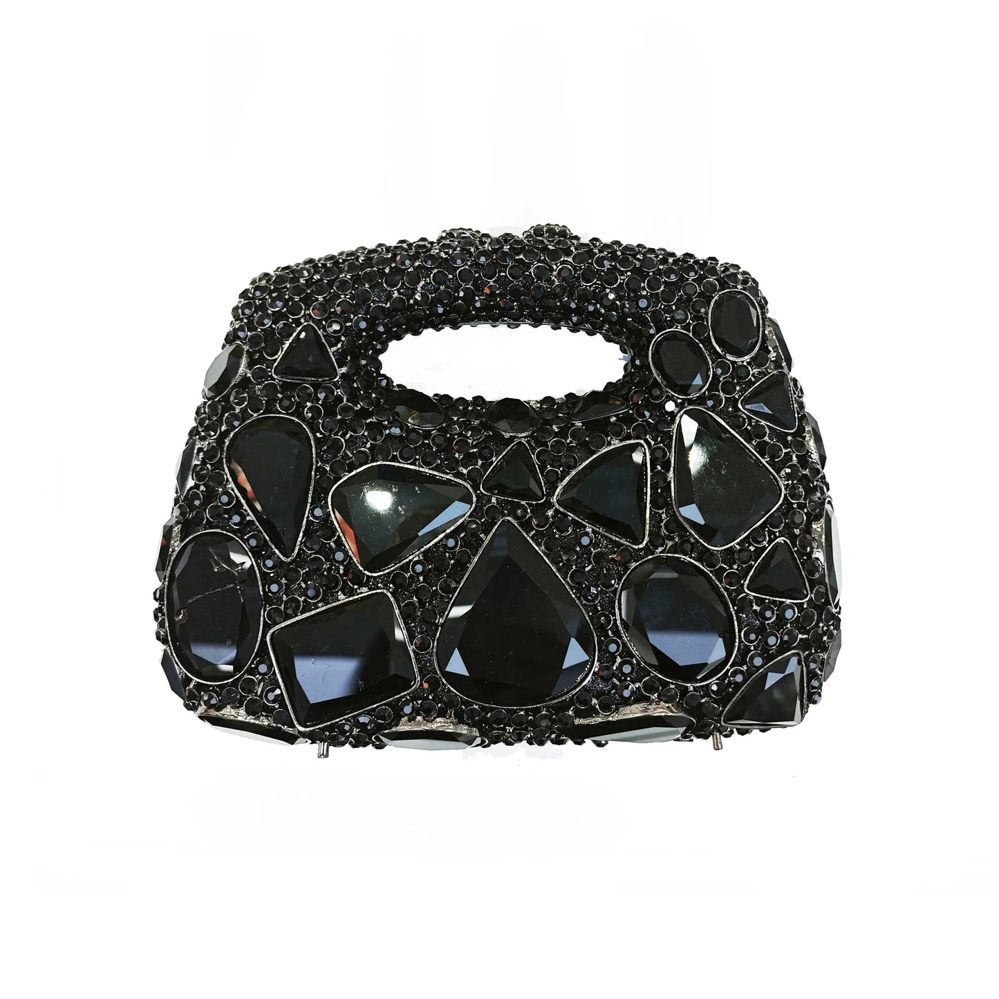 XIYUAN Crystal Clutch Purse Women Luxury Evening Bags Party Diamond Shoulder Bags Cocktail Rhinestone Handbags Golden Gem Purses