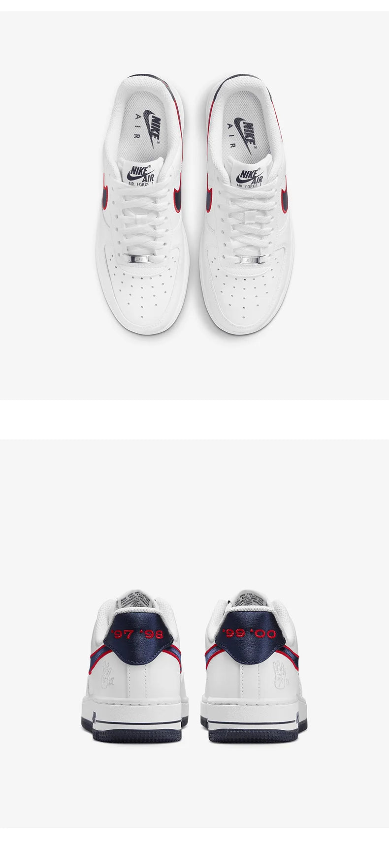 Nike Authentic Air Force 1 '07 Rec Men's Women's Air Force One Sneakers FJ0710-100