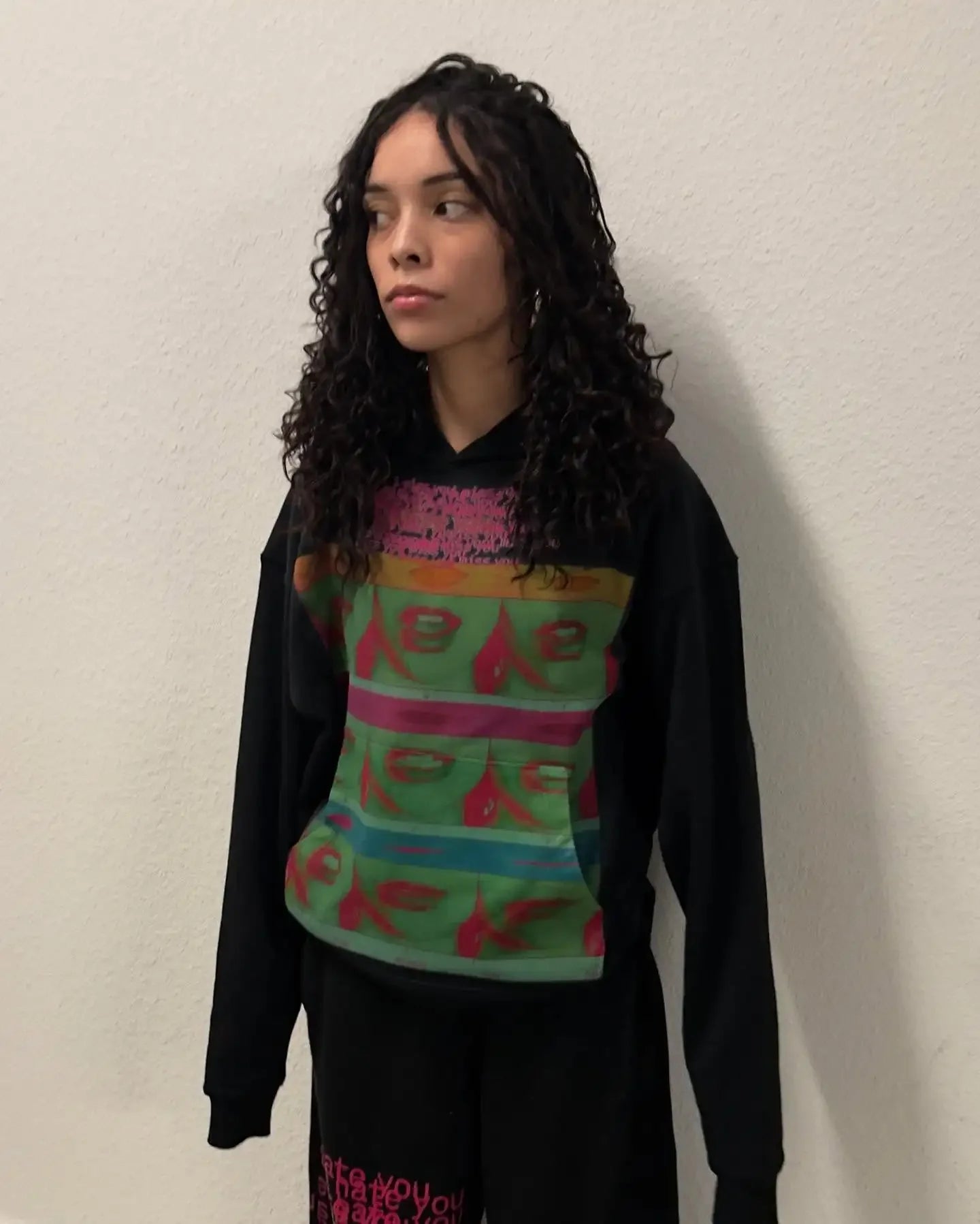 Vintage Embroidery Print Hoodies Women Grunge Sweatshirt Tops Streetwear Harajuku Gothic Y2k Style Hoodie Women Clothing
