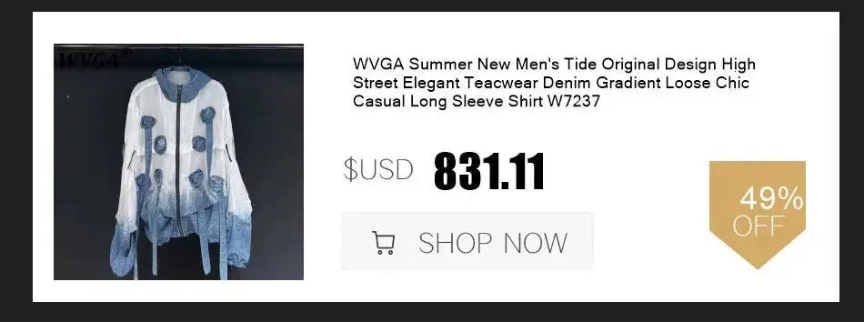 WVGA Spring Autumn New Man Tide Heavy Pearl-studded Trendy Three-dimensional Flower Blazers Niche Chic Casual Jackets Ins W22622