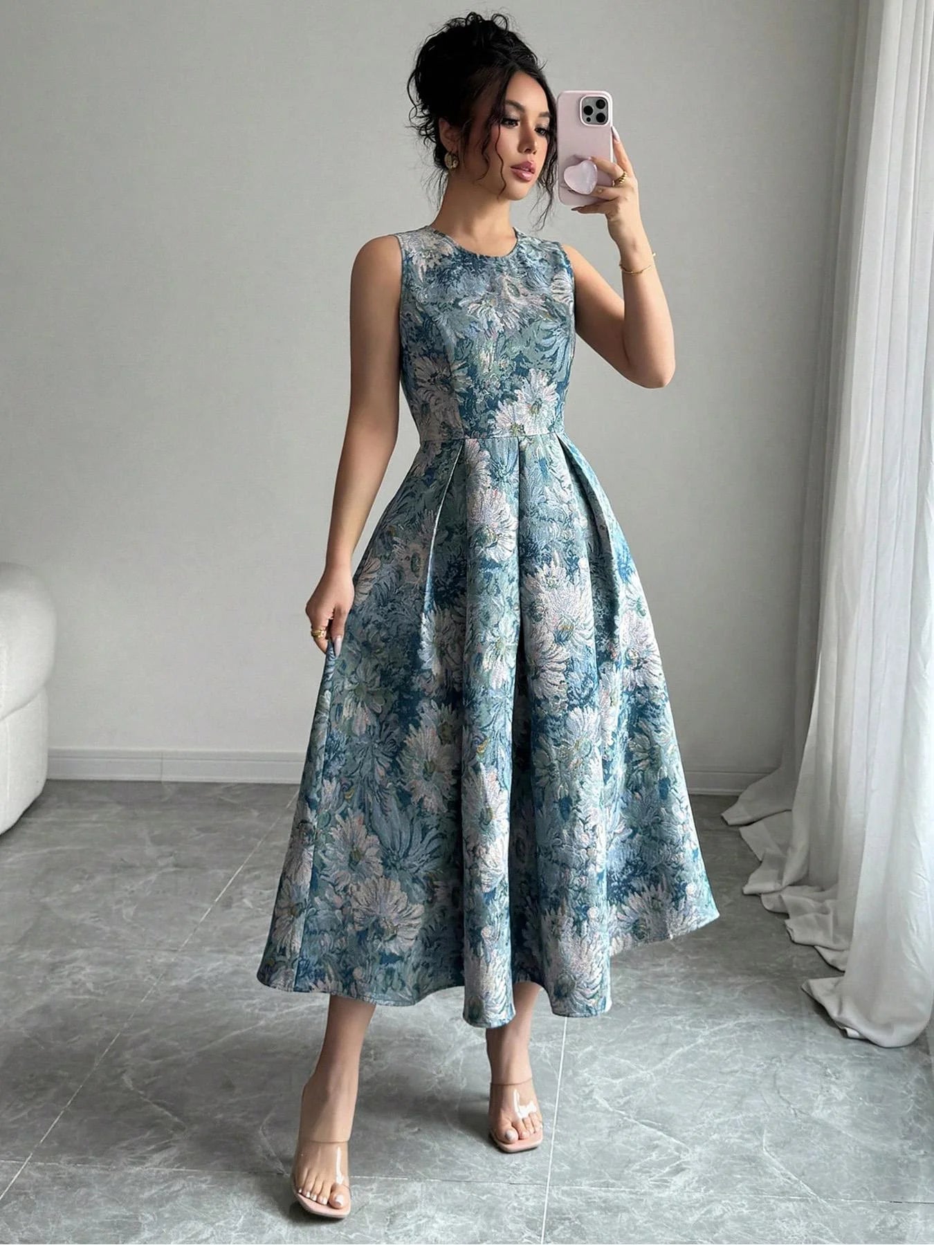 Women's Standard Size Dress, Elegant and Stylish Outdoor Dress, Perfect Casual Wear for Summer and Parties