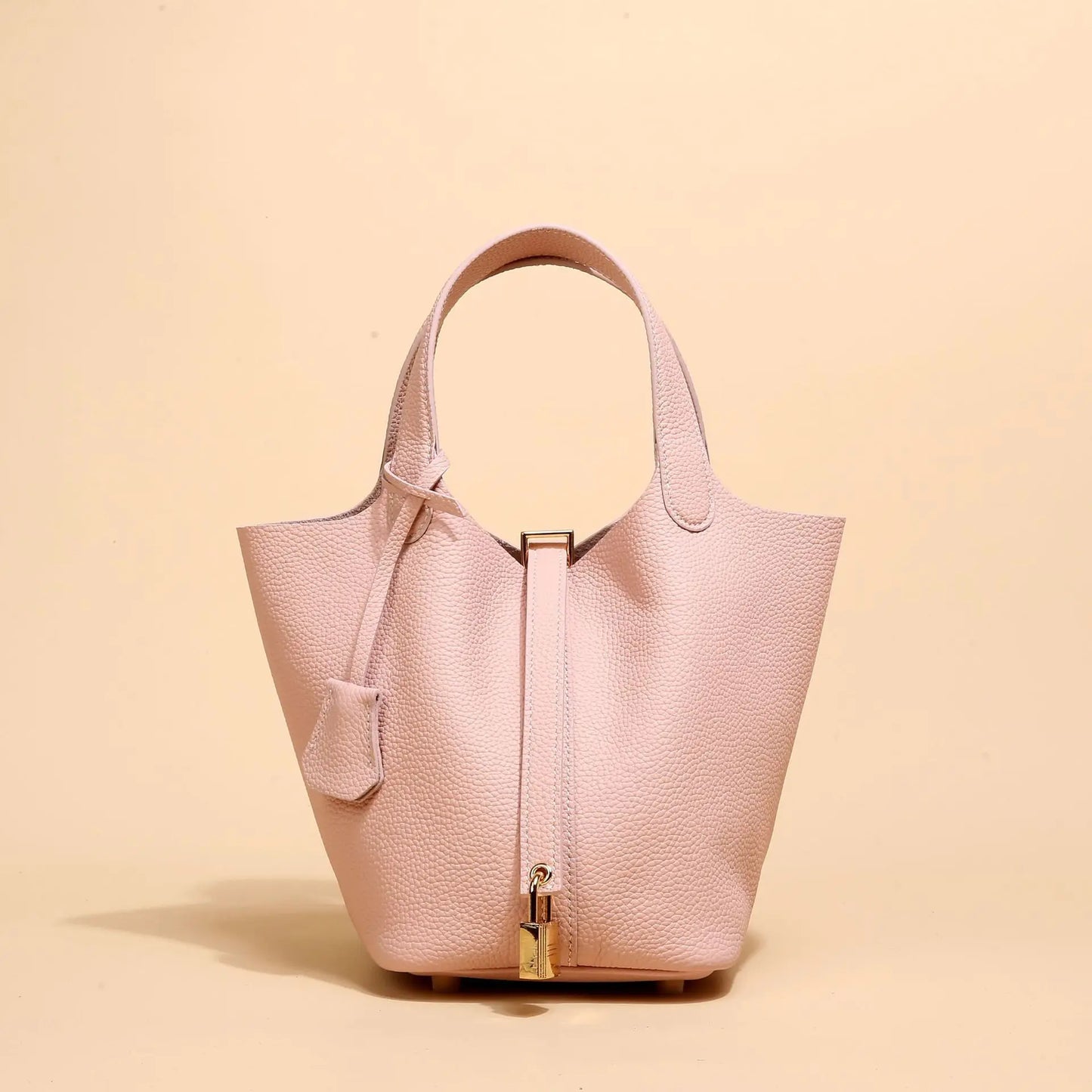 Fashion Classic Womens Bucket Bags Leather Lady Hand Bags High Quality Genuine Leather Luxury Ladies Top Handle Handbags