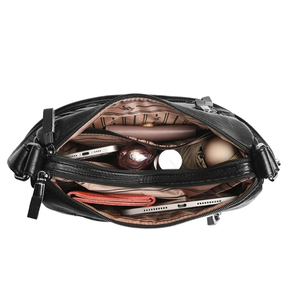 Luxury Messenger Bag Women Bags Designer Top Quality Soft Pu Leather Shoulder Crossbody Bags for Women Ladies Purses Handbags