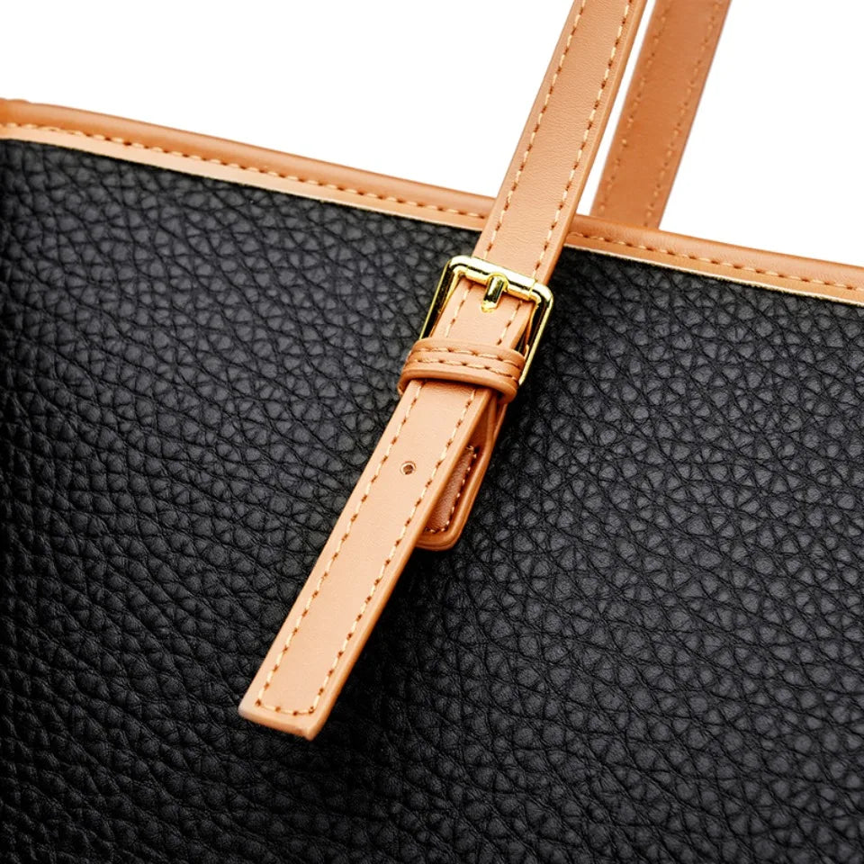 Genuine Brand High Quality Leather Casual Tote Luxury Handbags Women Bags Designer Shoulder Top-handle Bags for Women Sac