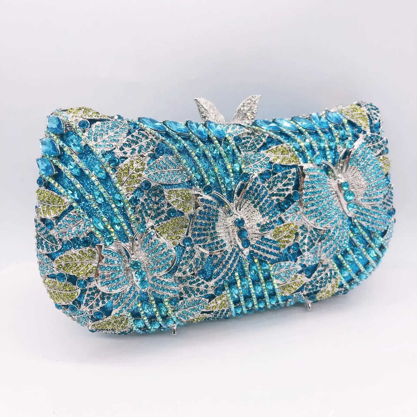 Hollow Out Women Evening Bag Gold Crystal Banquet Handbag Luxury Diamond Clutch Purse Wedding Bride Bags Elegant Dinner Bag