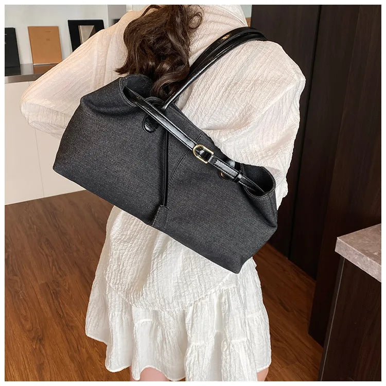 2026 High Quality Fashionable Versatile Commuting Handbag Simple Casual Large Capacity Single Armpit Shoulder Bag for Women
