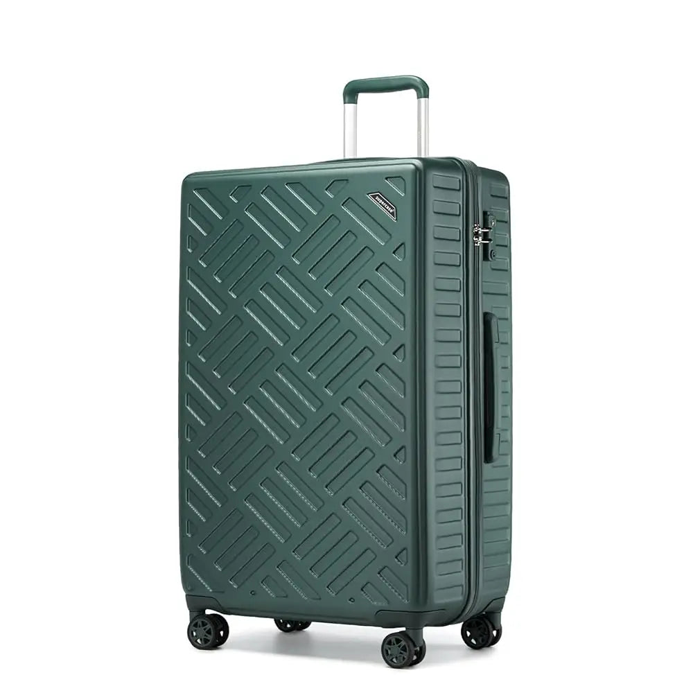 Kono 20/24/28 Inch Large ABS+PC Hardshell Suitcase - 4 Spinner Wheel Lightweight Check-In Luggage with TSA Lock