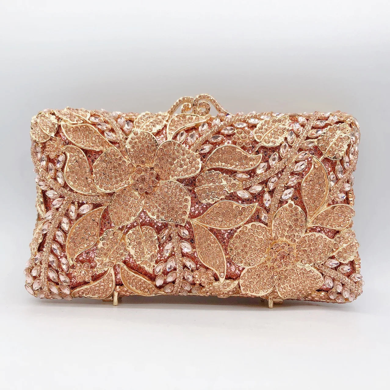 XIYUAN Evening Bags Gold/Silver Chain Shoulder Bags for Women Handbags Stones Day Clutches Diamonds Metal Ladies Clutch Handbags