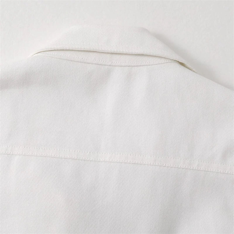 2025 New Women's Denim Tank Top Jacket Fashion Spring Summer Zipper White Sleeveless Tank Tops Female Jeans Coat