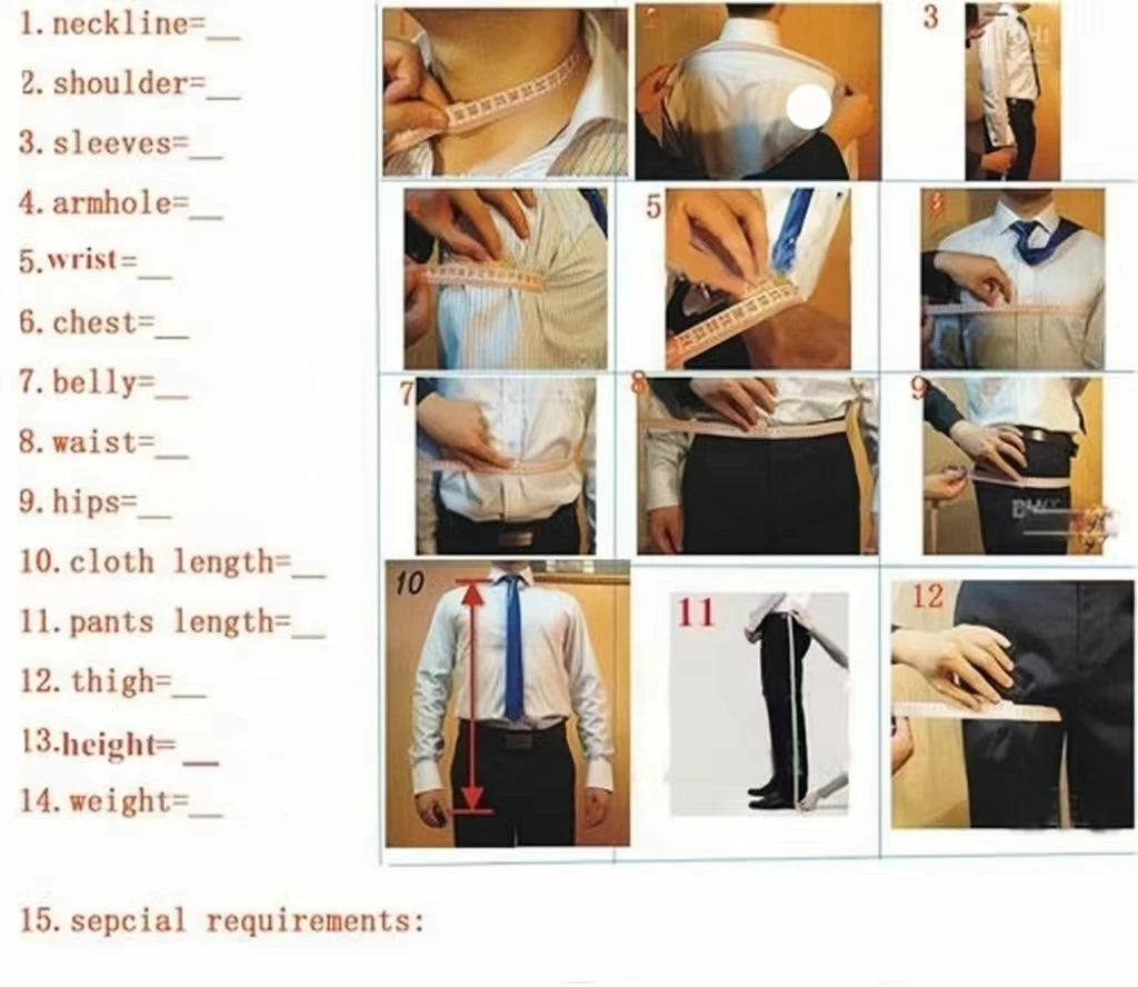 Elegant Men Suit Customized 3 Piece Blazer Vest and Pants Set Tuxedo Suits for Men Velvet Peak Lapel Formal Men Suit for Wedding