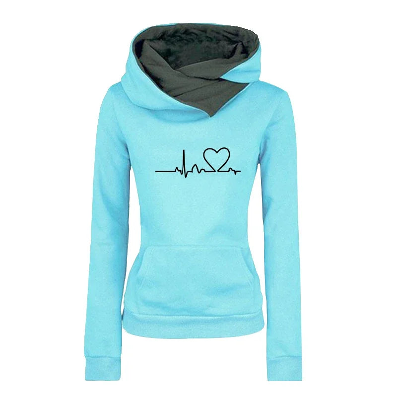 Jogging Hoodies Autumn Winter Quality Women's Tracksuit Casual Print Single Sport Pants Comfort Outdoors Daily Gym Woman Fashion