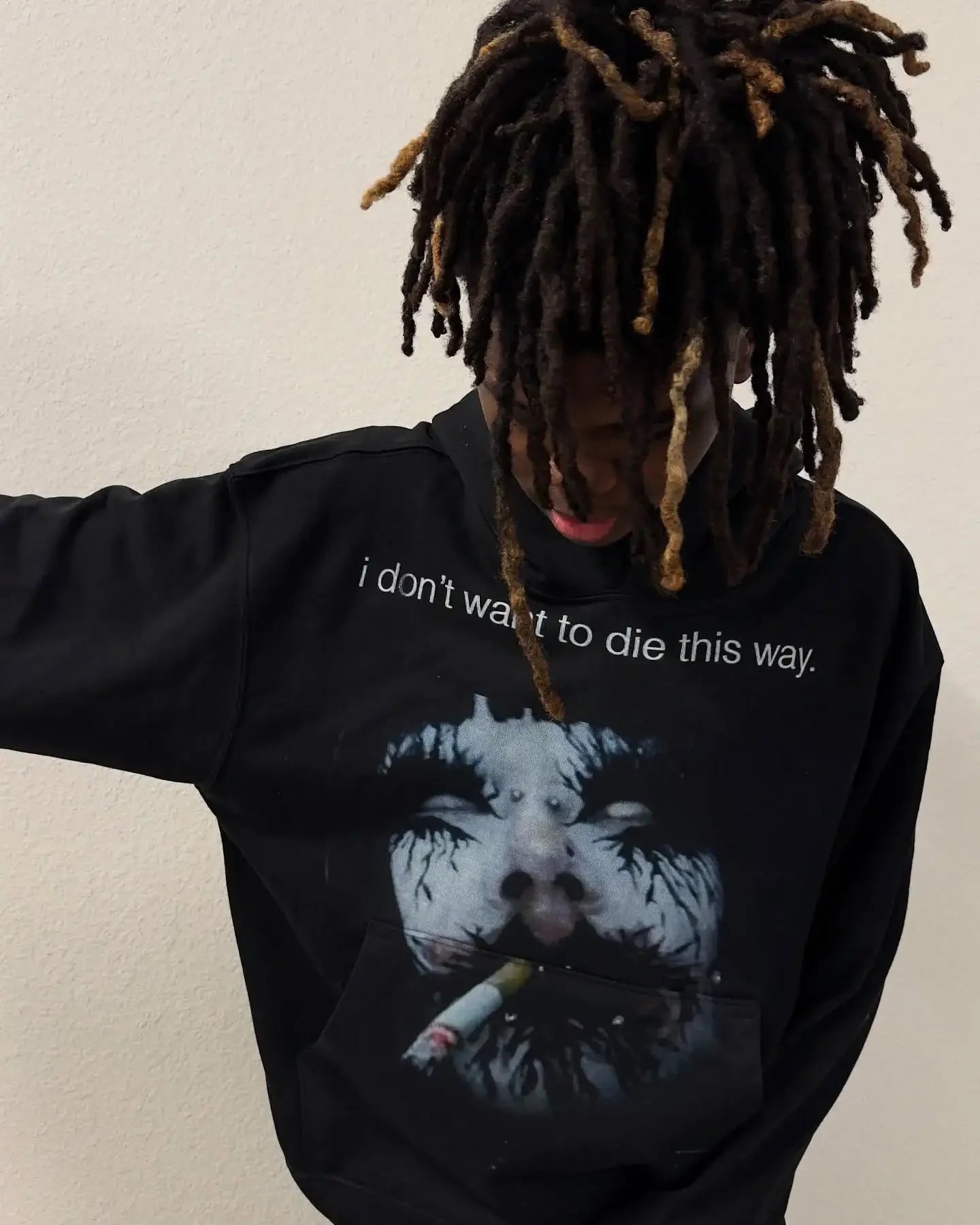 Vintage Embroidery Print Hoodies Women Grunge Sweatshirt Tops Streetwear Harajuku Gothic Y2k Style Hoodie Women Clothing