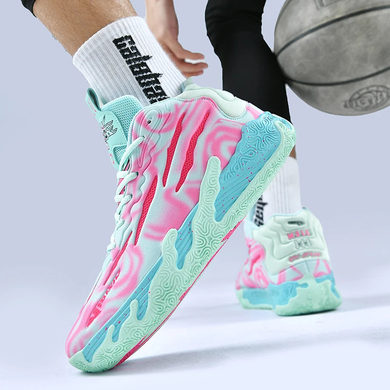 Three Ball Three Generation Lamelo Ball MB.01 Basketball Shoes Men's Actual Combat Cushioned Low-Top Sneakers Cushioned Rebound