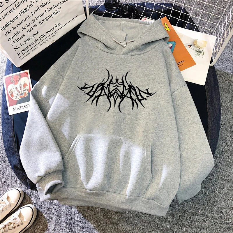 2026 New Arrival Women's Sweatshirts Y2K Style Hooded Long Sleeve Pullover Urban Casual Fashion Loose Hoodies Streetwear