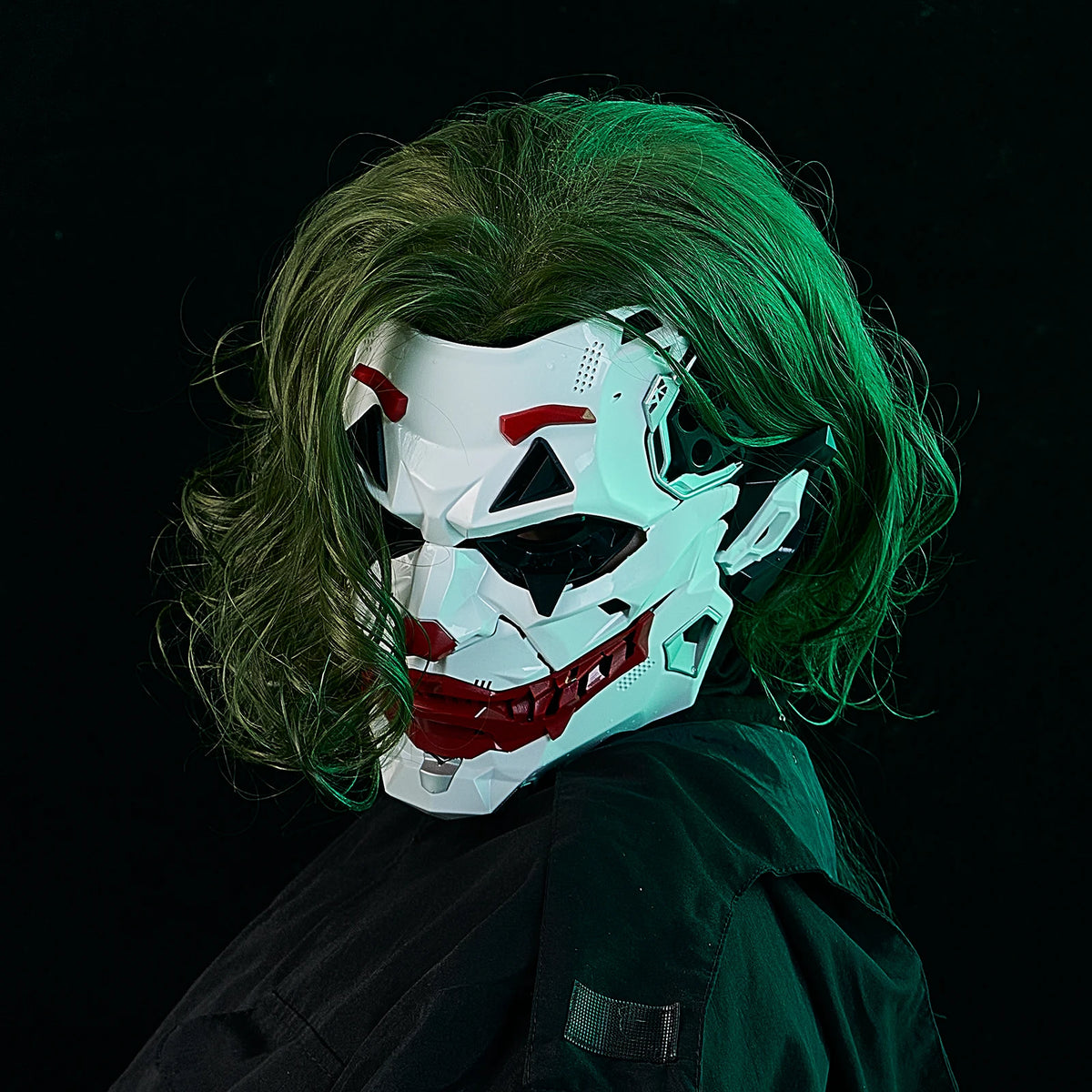 Cyberpunk Masks Clown Braids 2d Cosplay Resin Custom Products Halloween Anime Role-Playing Props And Gifts Toys