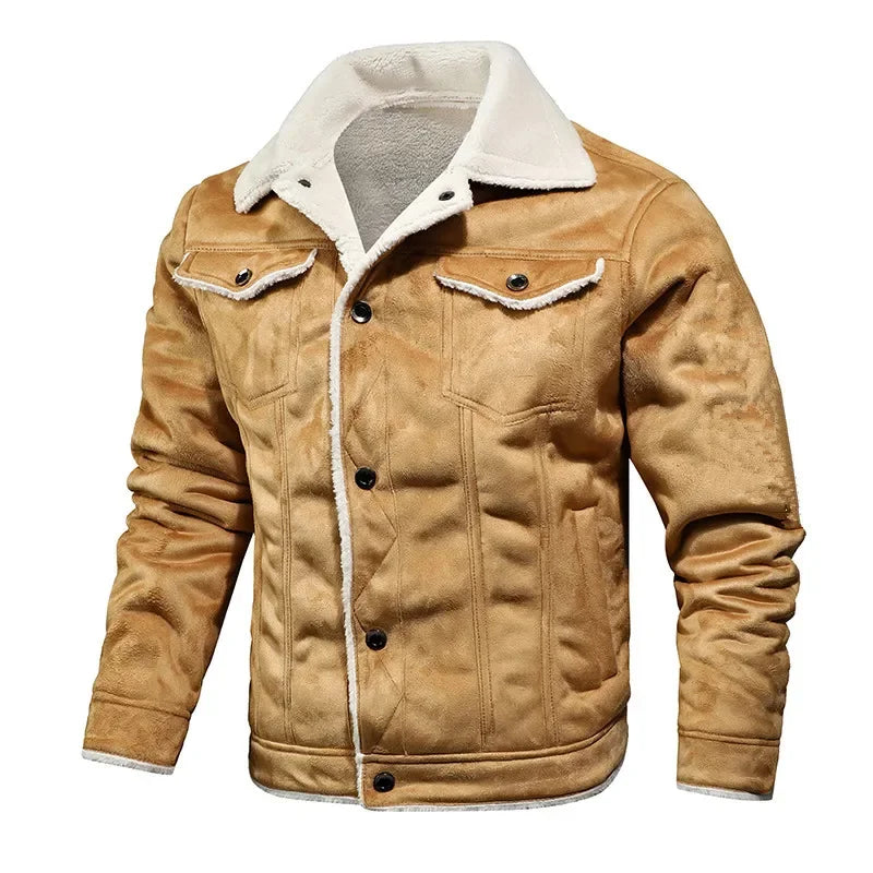 Brand Slim Genuine Leather Bomber Jacket Business Men Leather Flights Jacket Warm Pilot Coats High Quality Leather Jackets men