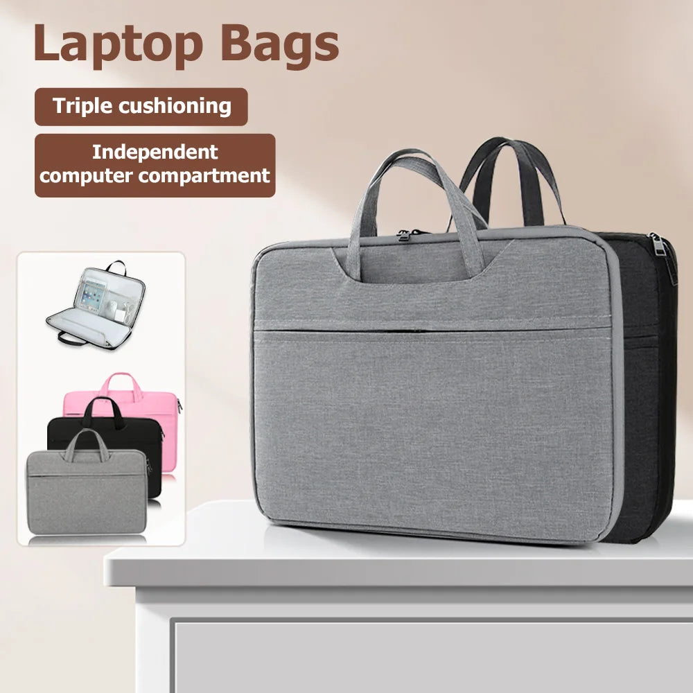 for MacBook Xiaomi Huawei ASUS Notebook Bags Shockproof Laptop Sleeve Handbag 11-16 Inch Ultra Thin Business Briefcase