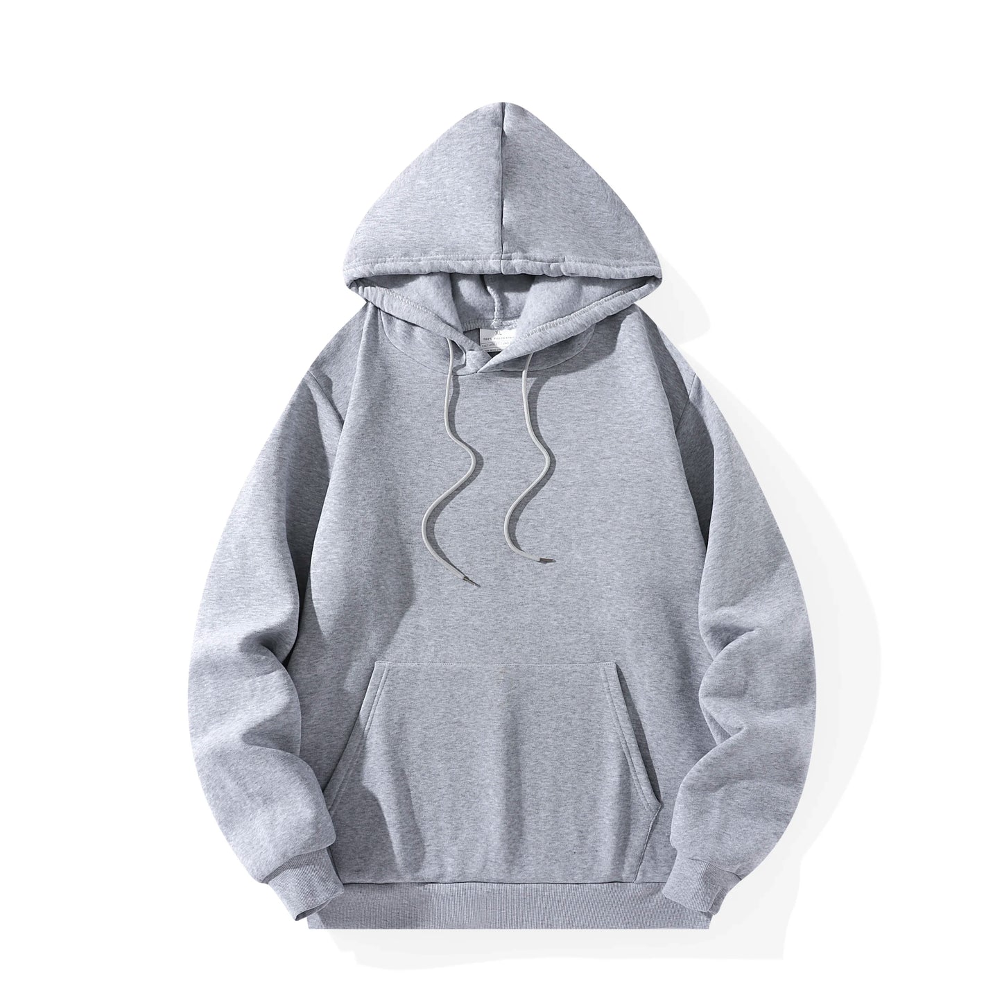Solid Color Sports Casual Hoodies Men Women Spring Autumn Fleece Warm Sweatshirts Hip Hop Streetwear Fashion Loose Pullover Tops
