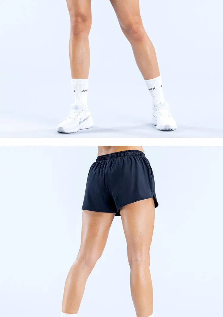 Luxury Brands DF Origin Shorts Double Layer Sport Quad Shorts Women Gym Yoga Training Jogging Running Workout Casual Sportswear