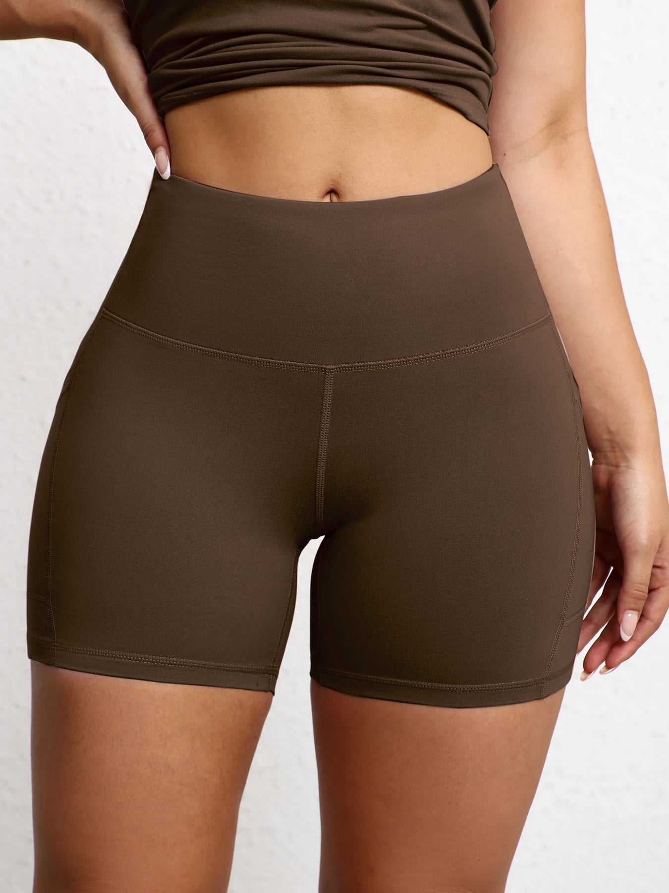 1/3pcs Women Fitness Sexy Short With Pocketed Yoga Legging Shorts Hip LiftTight Sports Shorts Quick Drying Cycling Workout Gym