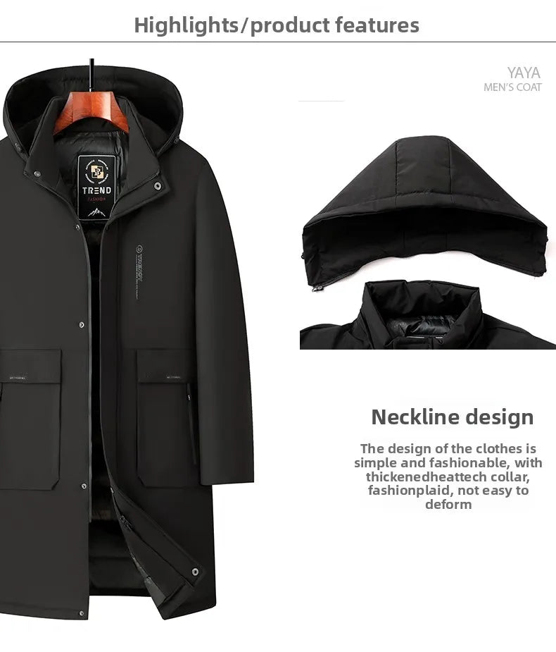 High End Traceless New Brand Business Casual Fashion Men Leather Jacket Faux PU Coats Autumn Winter Men Clothing 2026
