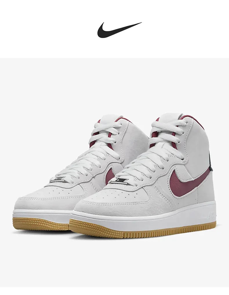 Nike genuine Air Force 1 men's and women's sports comfortable high top board shoes DC3590-104