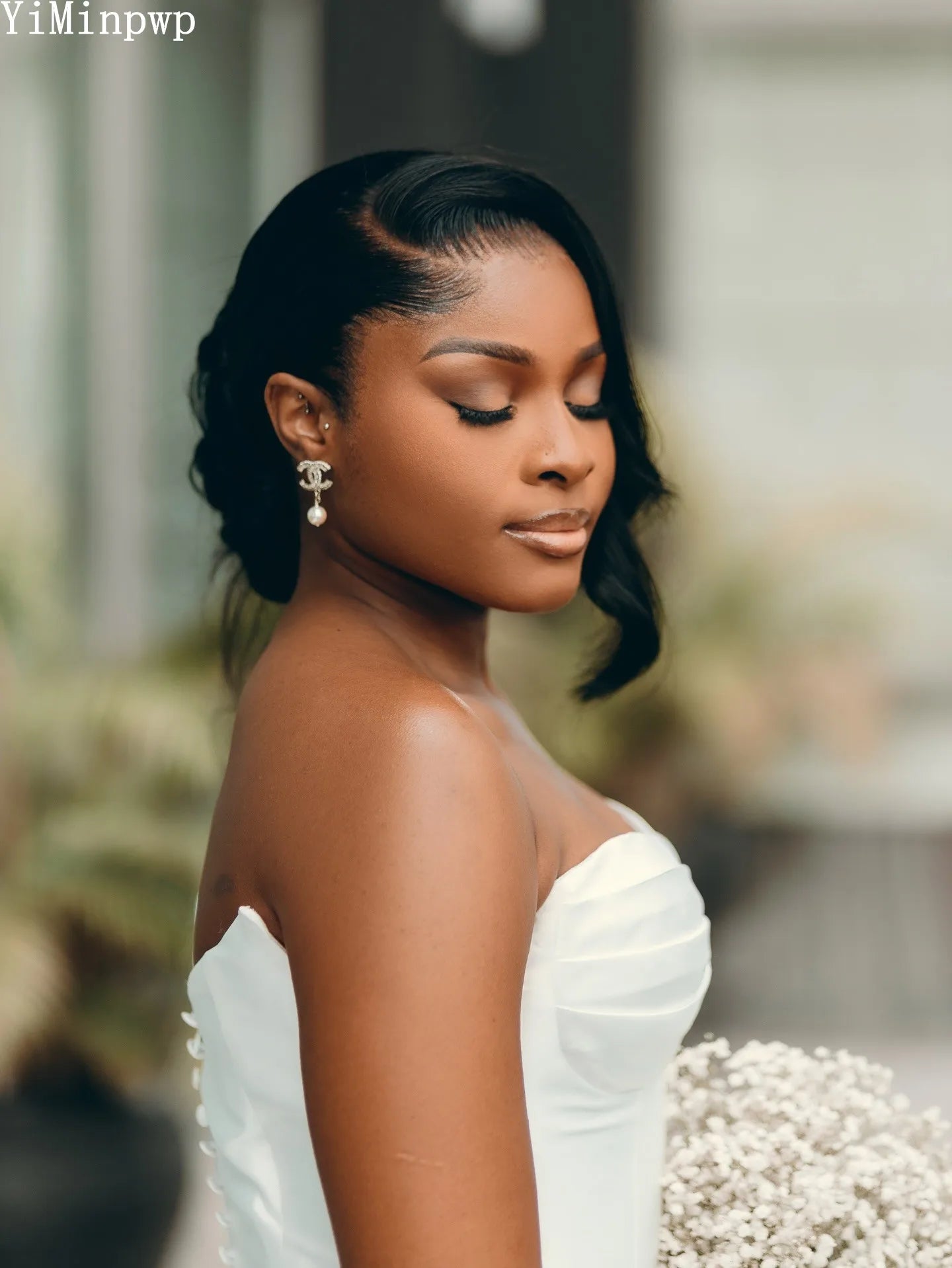 Simple White Wedding Dresses for Bride Sweetheart Drop-Waistline Corset Satin Summer Africa Bridal Ceremony Gown Customized