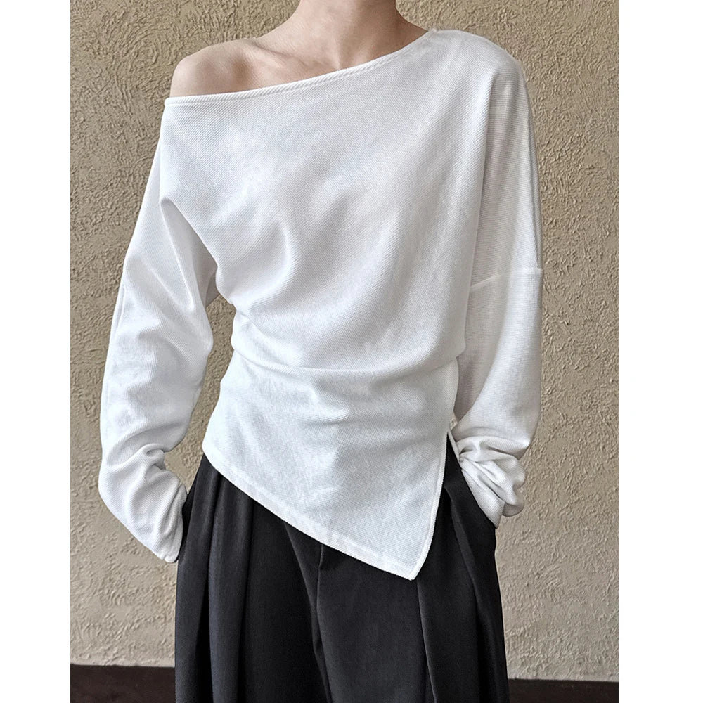 2026 Women Spring Sexy Off The Shoulder Cotton Hoodies Long Sleeve Casual Pullovers Clothes Women Tops Sweatershirt