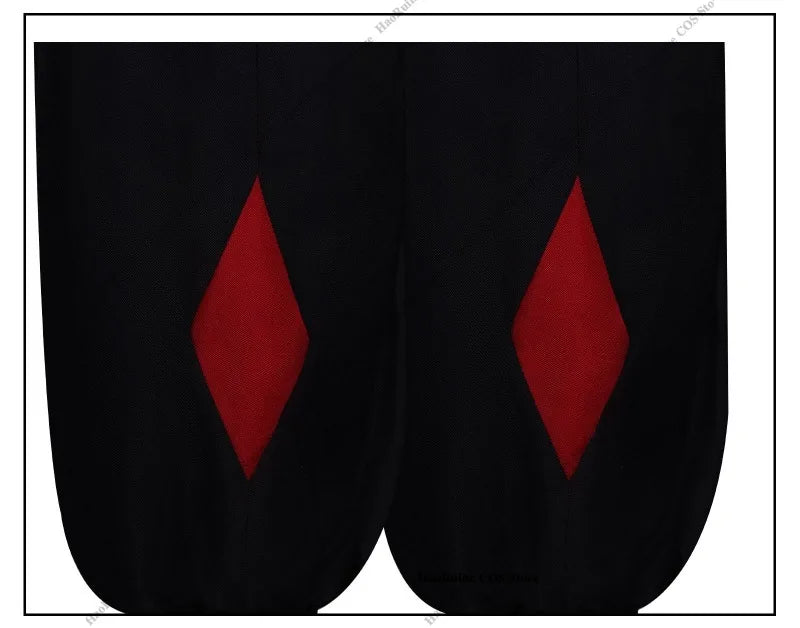 Hot The Freak Circus Pierrot Jester Harlequin Cosplay Costume Adult Clown Top Pant Wigs Joker Uniform Halloween Costume Carnival