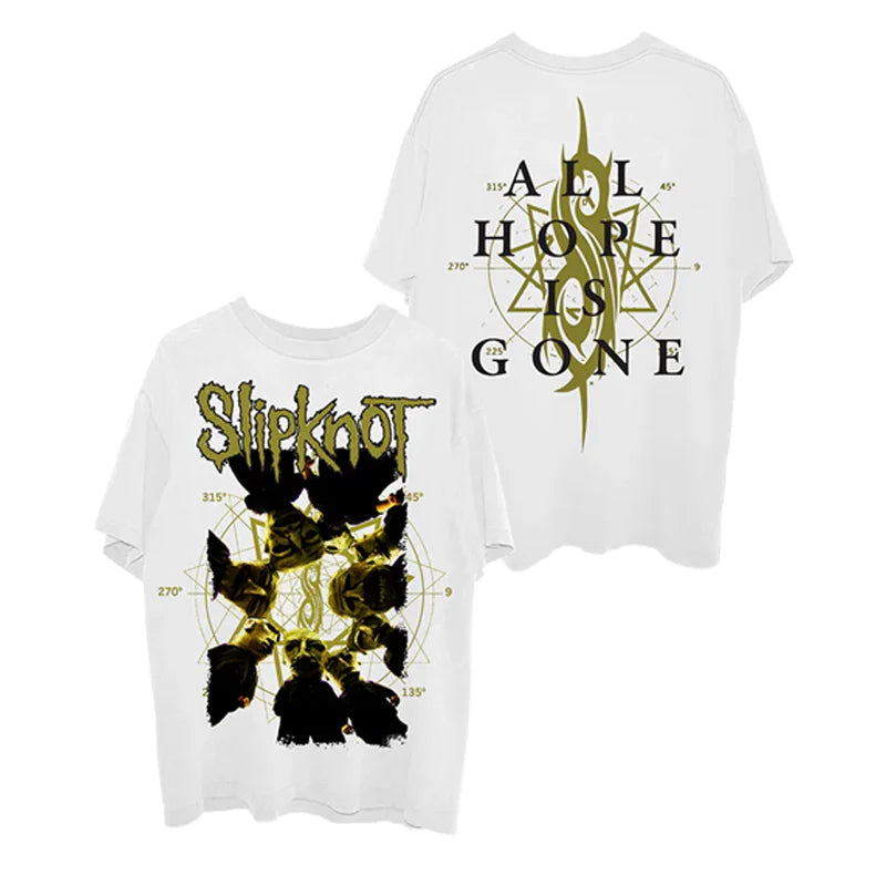 Photo SLIPKNOT Gothic Style Band T-Shirt 100% Cotton Graphic Tee Men Women Summer Streetwear Top