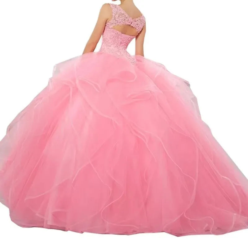Sleeveless Shoulder Wedding Dress With Light Luxury And Elegant Atmosphere Banquet Host Performance Dress Dress Customized
