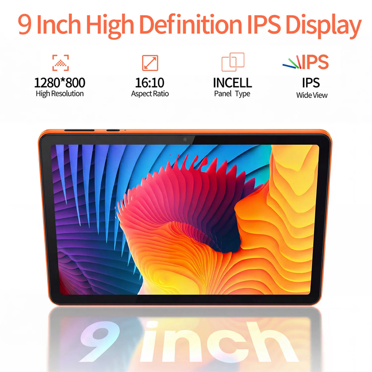 2026 New 9 Inch I17 Android Kids' Tablet Octa Core 4GB RAM 64GB ROM, WiFi, 6000mAh Battery, Dual Camera, Google Tablet PC